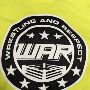 WAR Circle Ring Logo Neon